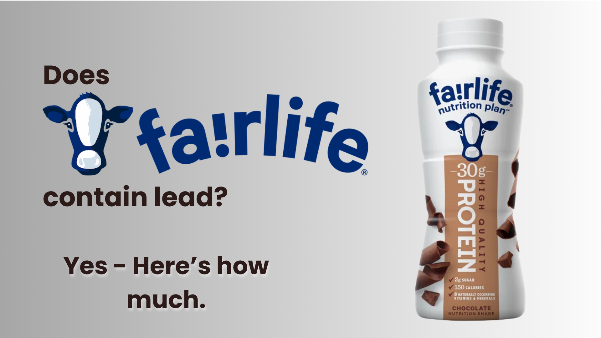 Does Fairlife Core Power protein have lead? 2026 safety analysis