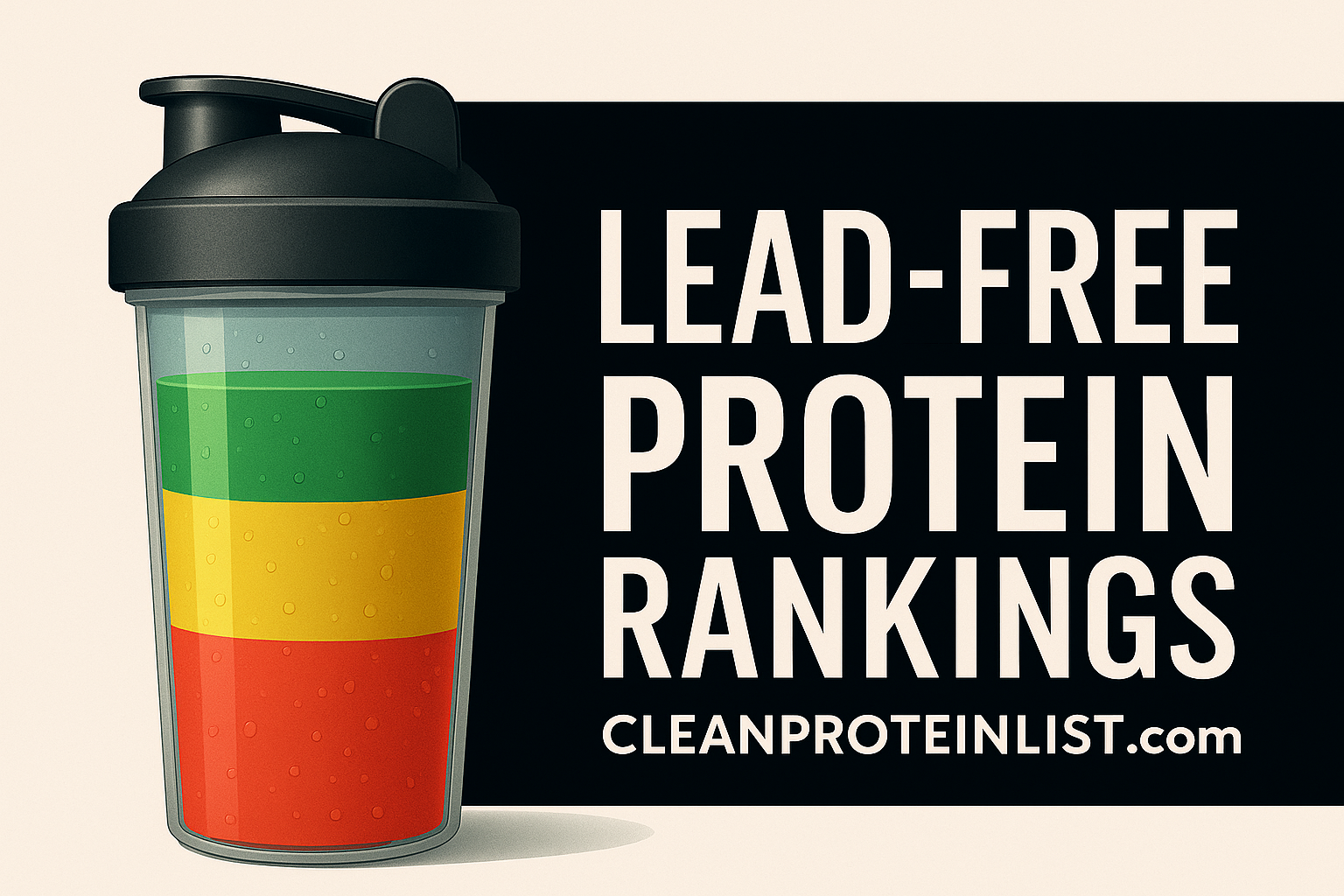 Lead-free protein brands ranked for 2025 based on heavy metal testing